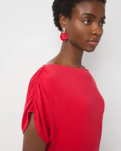 Asymmetric Ruched Top*White House Black Market Online
