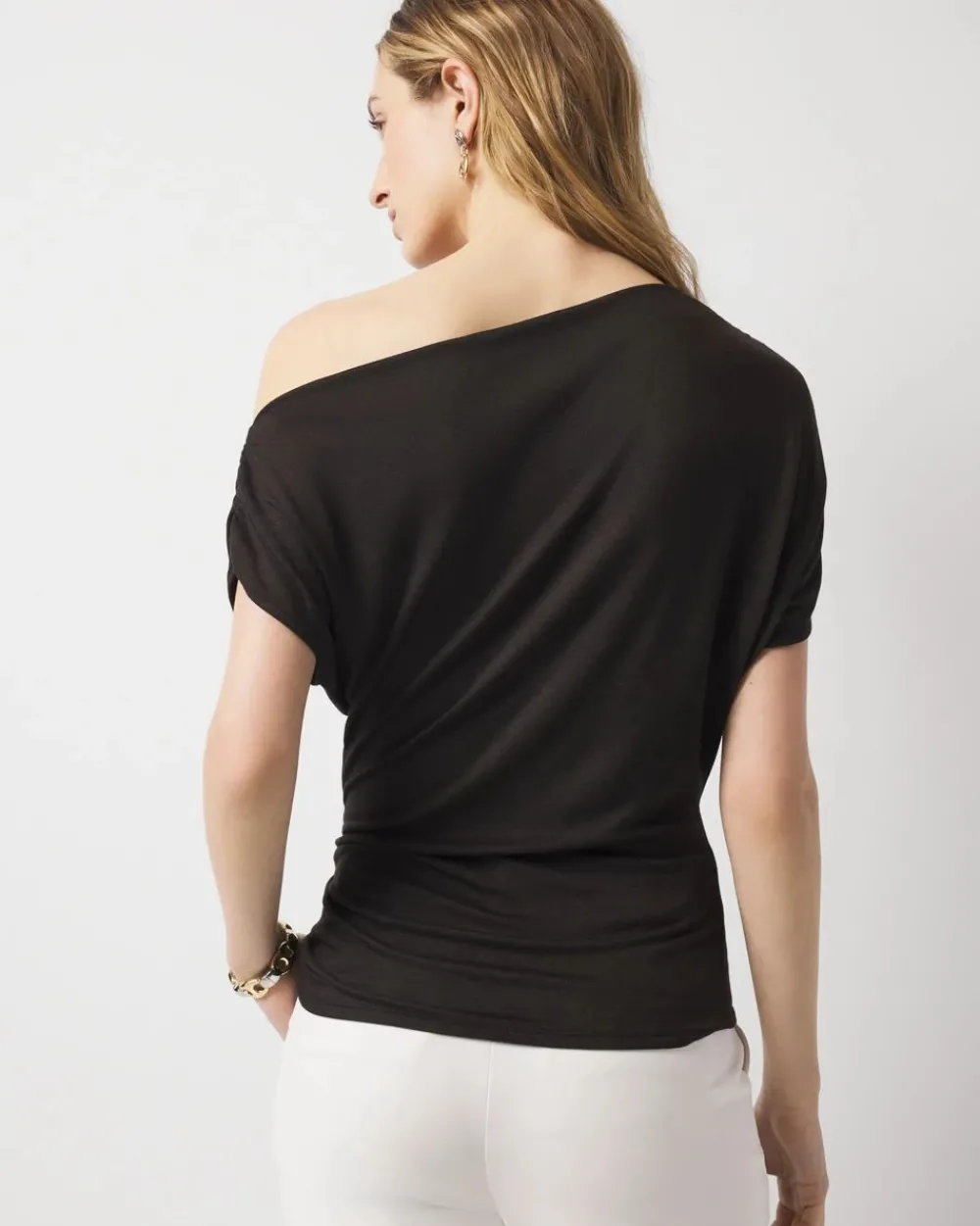 Asymmetric Ruched Top*White House Black Market Online