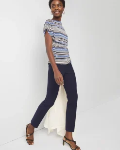Asymmetric Ruched Top*White House Black Market Discount