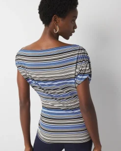 Asymmetric Ruched Top*White House Black Market Discount