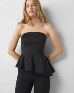 Asymmetrical Hem Bustier*White House Black Market Hot