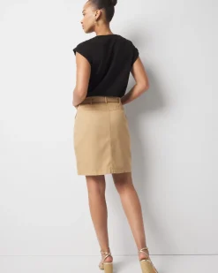 Belted Cargo Mini Skirt*White House Black Market Discount