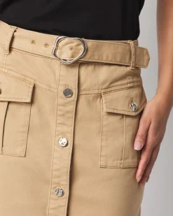 Belted Cargo Mini Skirt*White House Black Market Discount