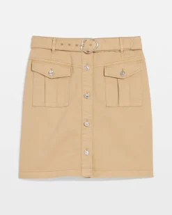 Belted Cargo Mini Skirt*White House Black Market Discount