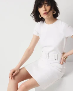 Belted Ponte Shirt Dress*White House Black Market Best