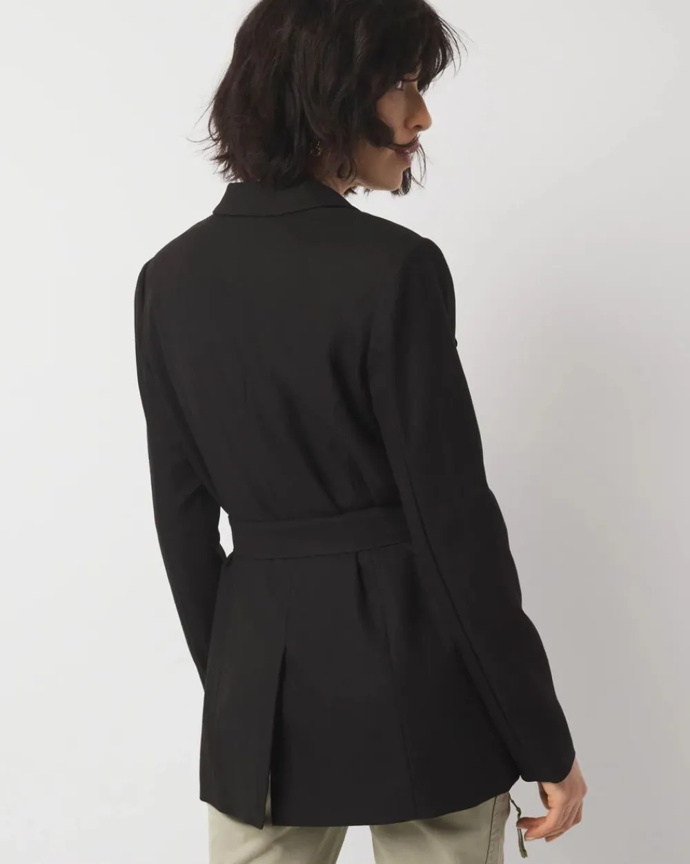Belted Safari Jacket*White House Black Market Fashion