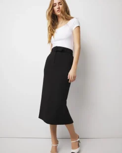 Belted Trouser Skirt*White House Black Market Sale