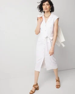 Belted Utility Midi Dress*White House Black Market Best
