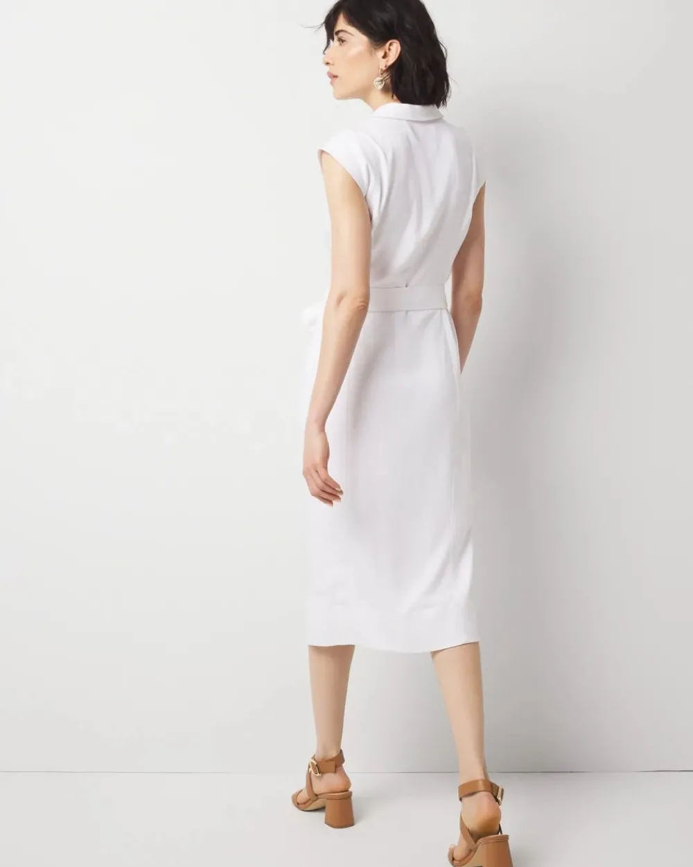 Belted Utility Midi Dress*White House Black Market Best