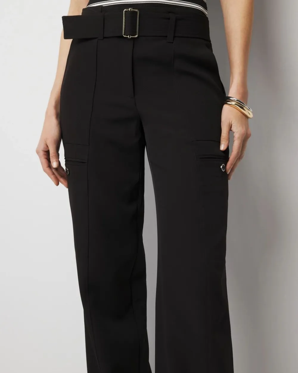 Belted Utility Wide Leg Pant*White House Black Market Fashion