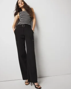 Belted Utility Wide Leg Pant*White House Black Market Fashion