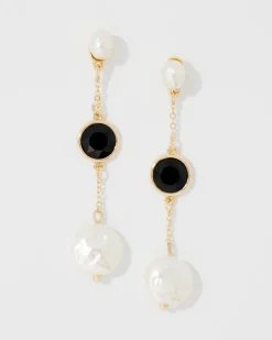 Black + White Linear Earrings*White House Black Market Outlet