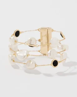 Black + White Multiple Strand Bracelet*White House Black Market Clearance