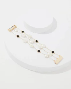 Black + White Multiple Strand Bracelet*White House Black Market Clearance