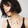 Black + White Multiple Strand Short Necklace*White House Black Market New