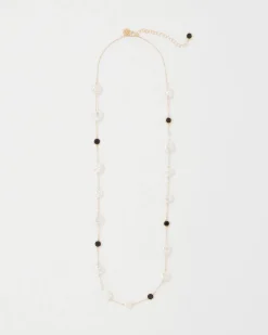 Black + White Single Strand Necklace*White House Black Market Sale