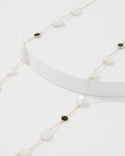 Black + White Single Strand Necklace*White House Black Market Sale