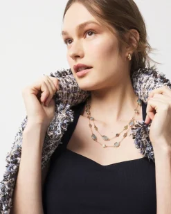 Blue Stone Convertible Necklace*White House Black Market Sale