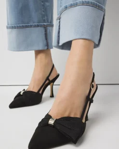 Bow Slingback Pump*White House Black Market New