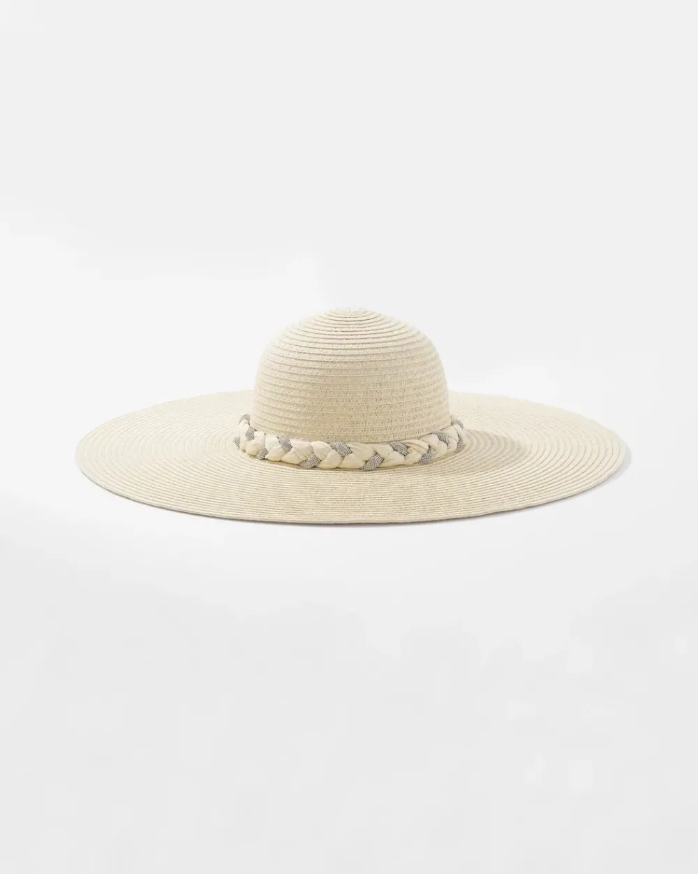 Braided Raffia Floppy Hat*White House Black Market Discount