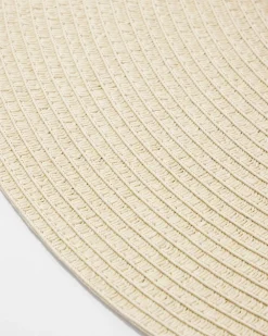 Braided Raffia Floppy Hat*White House Black Market Discount