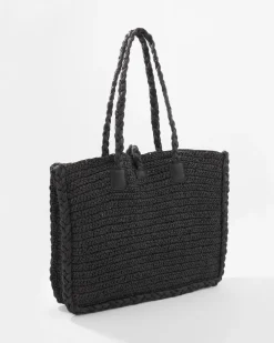 Braided Raffia Tote*White House Black Market Clearance