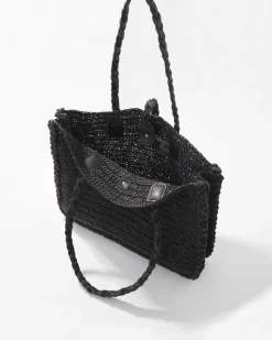 Braided Raffia Tote*White House Black Market Clearance