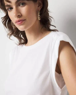 Braided Shoulder Tee*White House Black Market Fashion