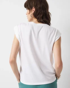 Braided Shoulder Tee*White House Black Market Fashion