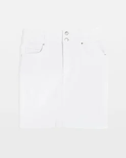 Braided Waist Denim A-Line Miniskirt*White House Black Market Discount