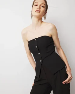 Buttoned Bustier*White House Black Market Fashion