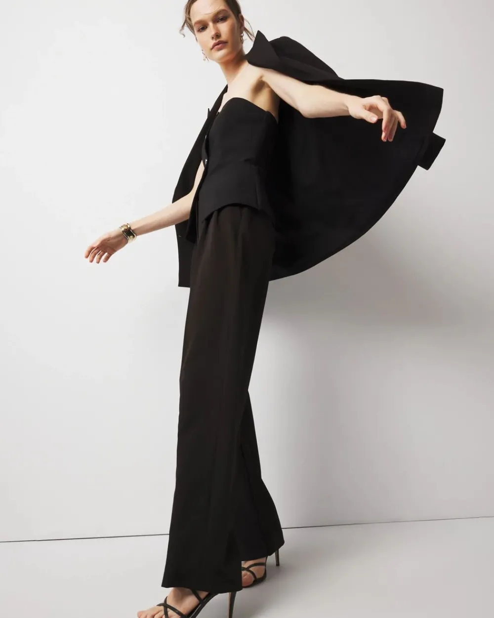 Buttoned Bustier*White House Black Market Fashion