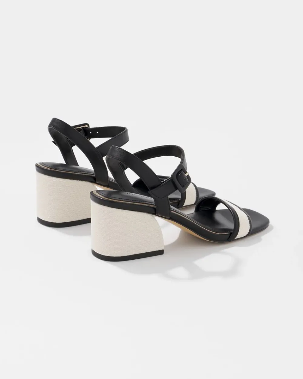 Canvas Block Heel Sandal*White House Black Market Best