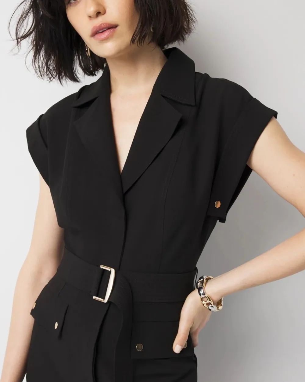 Cargo Shirt Dress*White House Black Market Hot