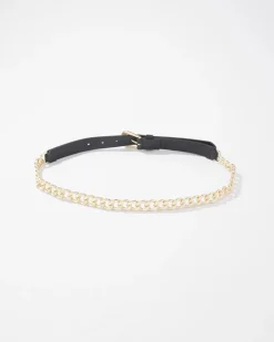 Chain Leather Pant Belt*White House Black Market Sale