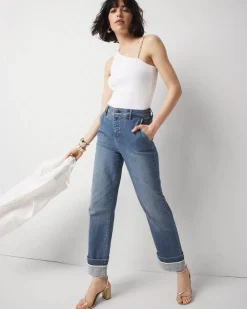 Chain Strap Ribbed Tank*White House Black Market Clearance