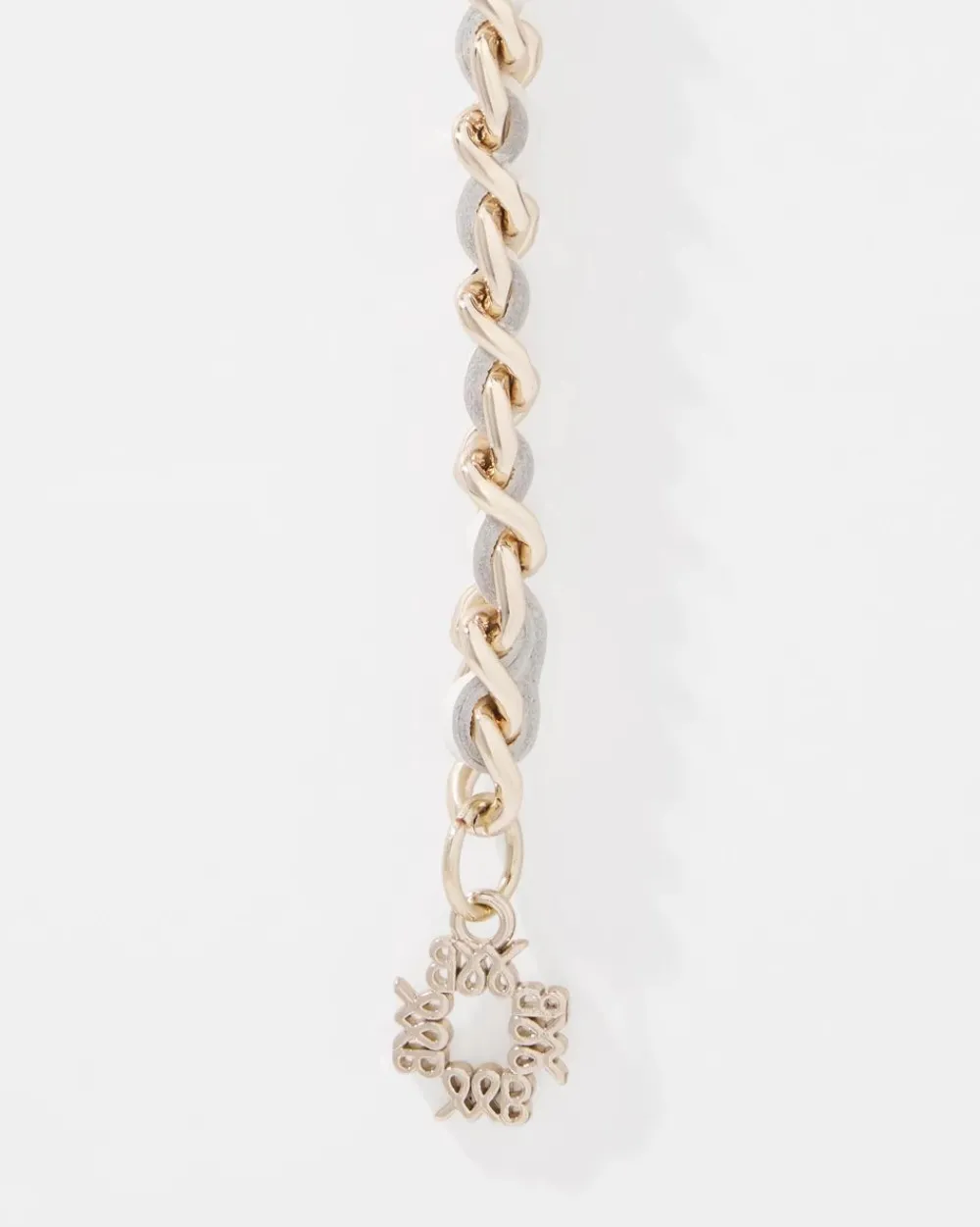 Chain Woven Leather Belt*White House Black Market New