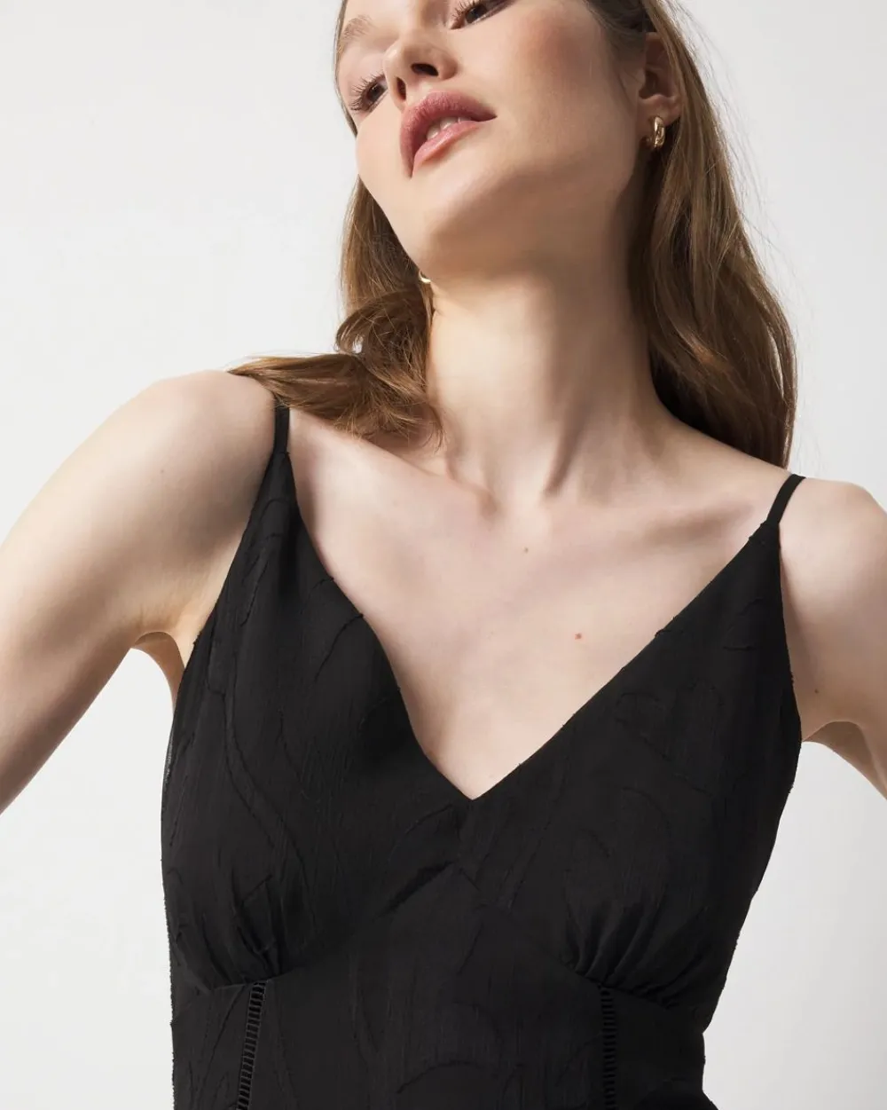 Chiffon Burnout Maxi Dress*White House Black Market Hot