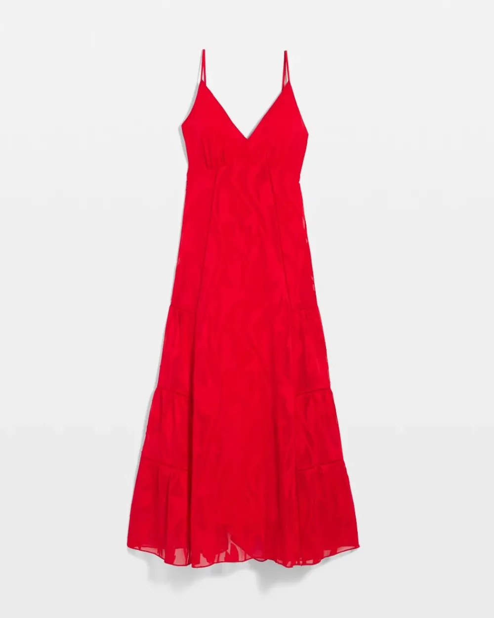Chiffon Burnout Maxi Dress*White House Black Market New