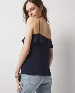 Chiffon Ruffle Camisole*White House Black Market New