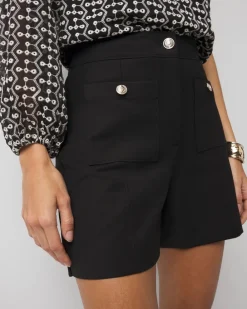 Comfort Stretch Patch Pocket Shorts*White House Black Market Sale