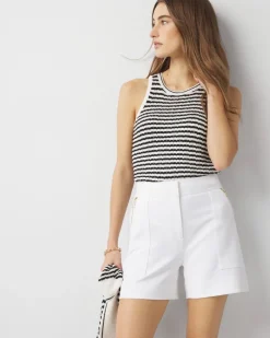 Comfort Stretch Tailored Short*White House Black Market Sale