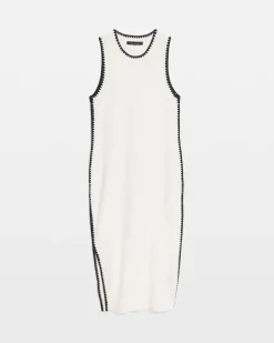Contrast Trim Sweater Dress*White House Black Market Hot