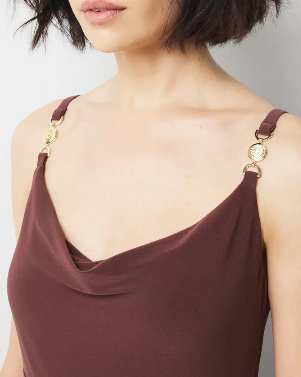 Cowl Neck Slip Dress*White House Black Market Outlet
