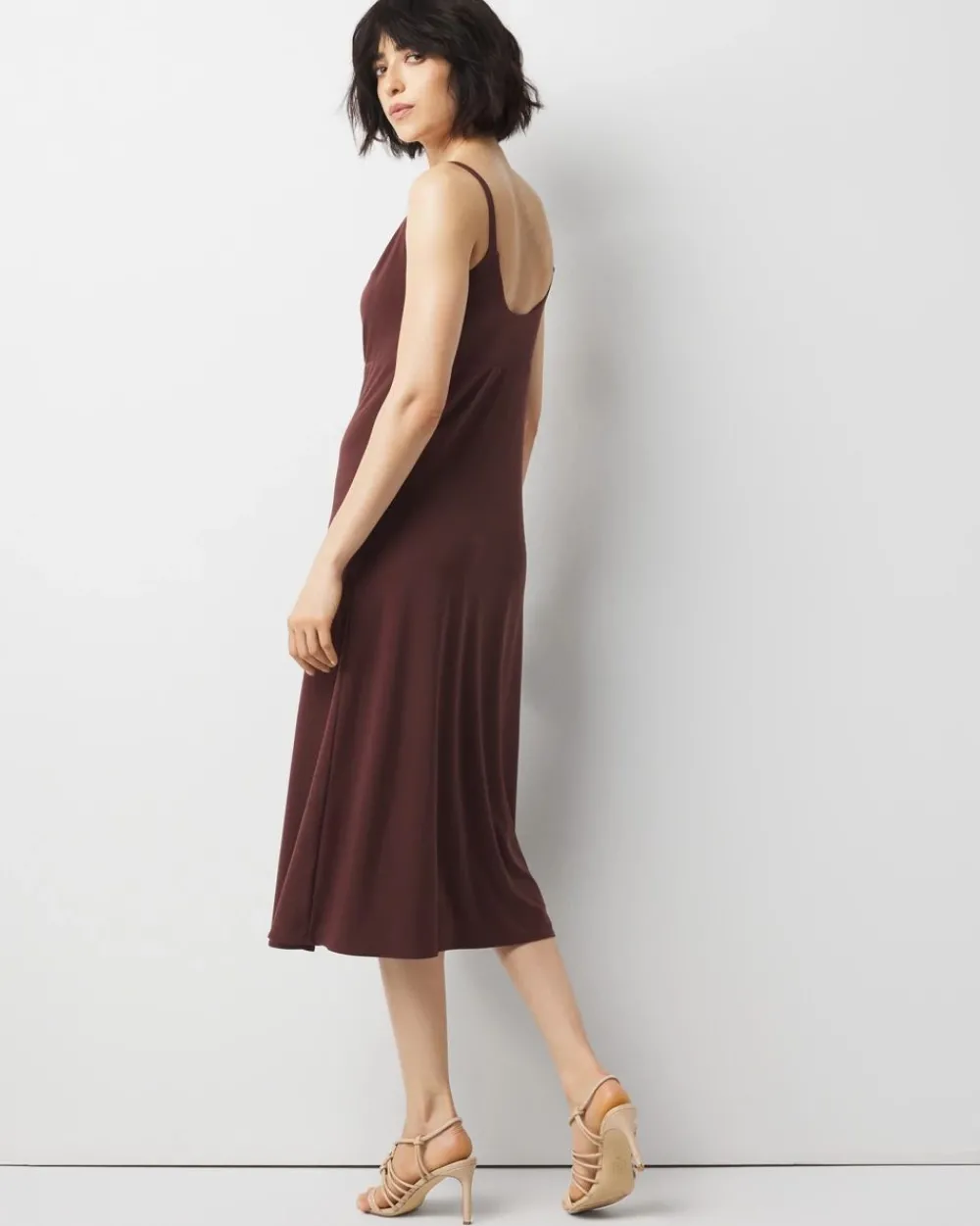 Cowl Neck Slip Dress*White House Black Market Outlet