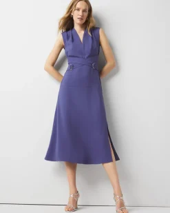 Crisscross Utility Midi Dress*White House Black Market Online