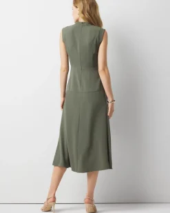 Crisscross Utility Midi Dress*White House Black Market Hot