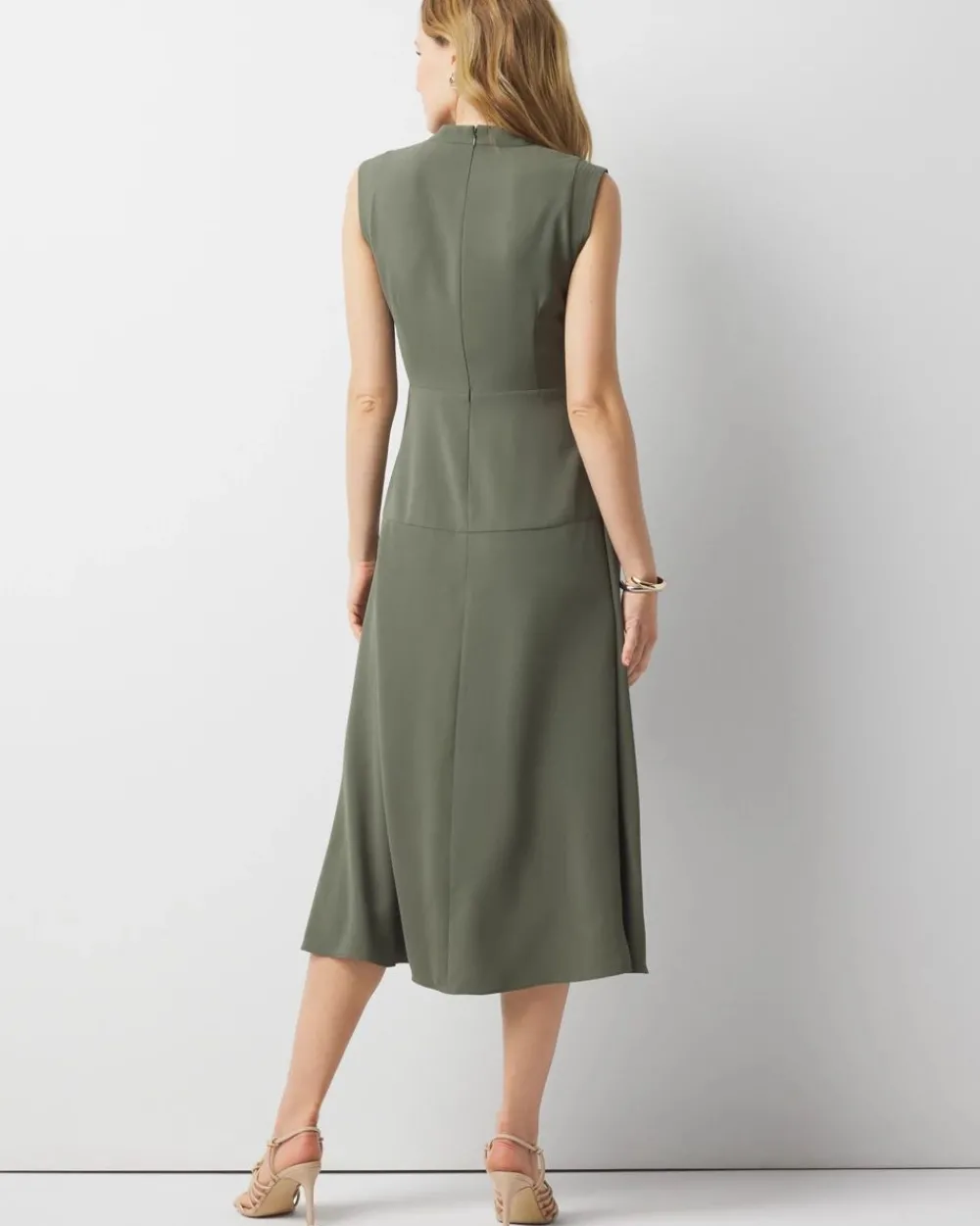Crisscross Utility Midi Dress*White House Black Market Hot