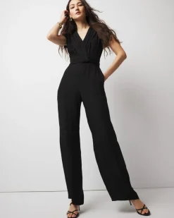 Crossover-Front Jumpsuit*White House Black Market Sale