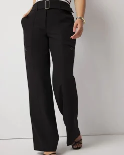 Curvy Belted Utility Wide Leg Pant*White House Black Market Outlet
